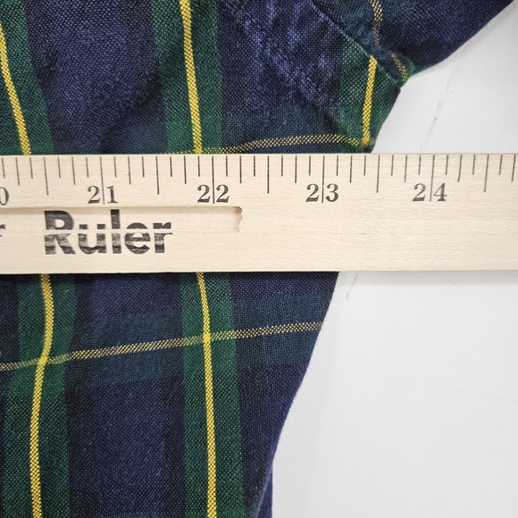 Ralph Lauren‎ Shirt Mens Medium Button Down Plaid Long Sleeve M Casual Preppy - Picture 8 of 10